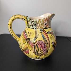Penzo Handmade & Painted In Zimbabwe Pitcher 2008